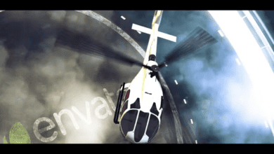 Videohive - Helicopter Logo Reveal - 28611061 Free Download