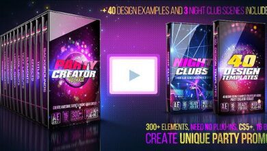 الحزمة كاملة Videohive - Party Creator Package - 10107229