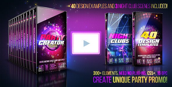 Videohive Party Creator Package 10107229