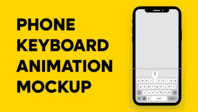 Videohive - Phone Keyboard Animation Mockup - 35797388