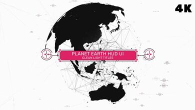 Videohive - Planet Earth HUD UI Titles 35726107