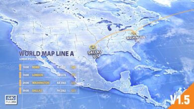 حزمة خرائط العالم كاملة Videohive - World Map Pack V1.5 - 33802238