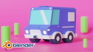 Blender 3D Easy Cartoon Style CarTruck