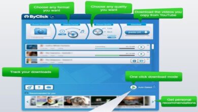 للتحميل من يوتيوب ومواقع الفيديو مع التفعيل By Click Downloader 2.3.23 Multilingual