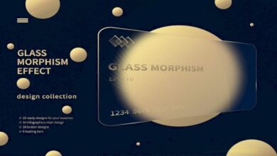 Glassmorphism effect designs Vector 7017080 1