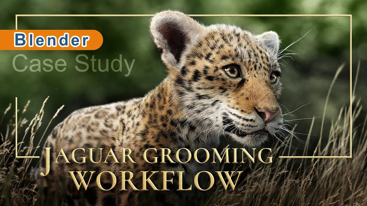 Jaguar Grooming Workflow | Blender Case Study