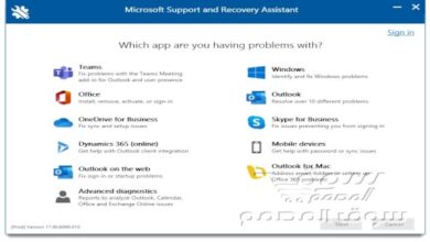 Microsoft Support and Recovery Assistant 17.00.8006.010