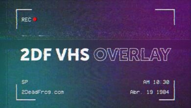 Videohive - 2DF VHS Overlay 36056406