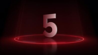 Videohive 4K Countdown Red 23814698