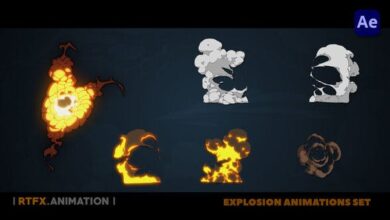 Videohive - Explosion 2D FX animations [After Effects] 36167491