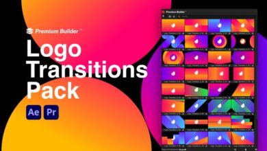 حزمة انتقالات الشعار كاملة (للبريمير+افترافكت) Videohive - Logo Transitions Pack - 35814096