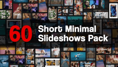 Videohive - Short Minimal Slideshows Pack V2.1 - 32968545 - Project for After Effects