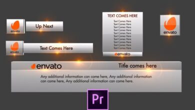 Videohive - Simple Clean Lower Thirds Pack - Premiere Pro - 36085874