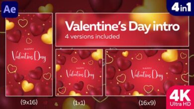 Videohive - Valentine's Day Intro || Love Story Intro 36085845