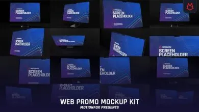 Videohive - Web Promo Mockup Kit - 23629837