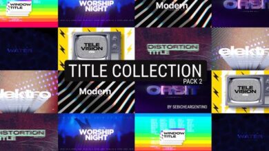 حزمة تجميعة العناوين  Videohive - Title Collection Pack 2 - 36377982