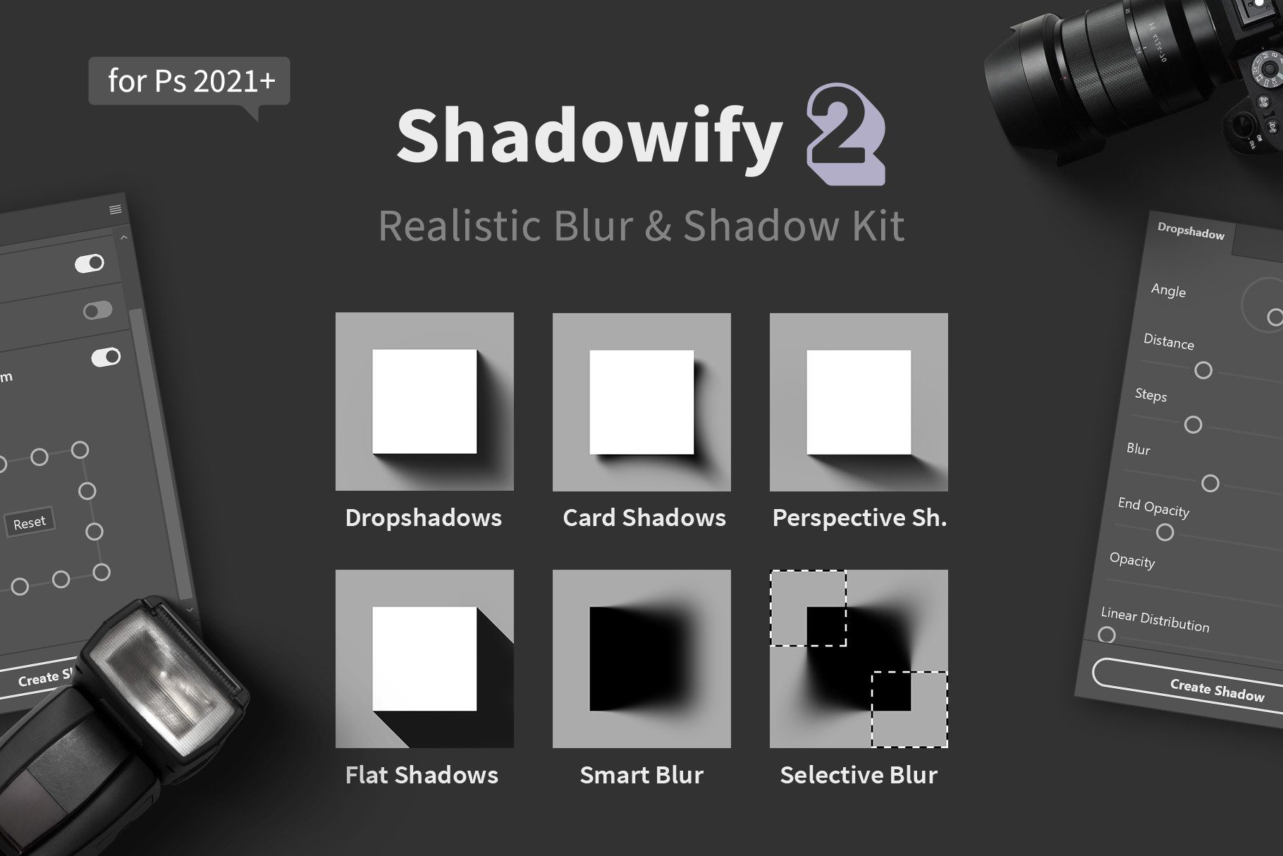 اصدار جديد ملحق الفوتوشوب Shadowify 2 - Blur & Shadow Plugin - 6679501