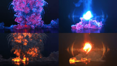 Videohive - Colorful Smoke & Fire Explosion Logo - 36217694 - Project for After Effects