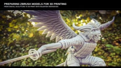 Gnomon – Preparing ZBrush Models for 3D Printing with Maarten Verhoeven