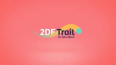 بريست انشاء Videohive - 2DF Trail - Bicolor trail generator for After Effects