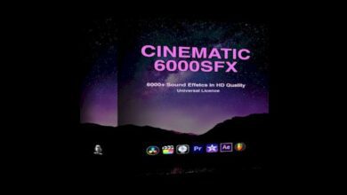 6000 مؤثرات صوتية سينمائية الحزمة كاملة  Professional Songs - 6000 Cinematic SFX Ultimate Bundle Pack