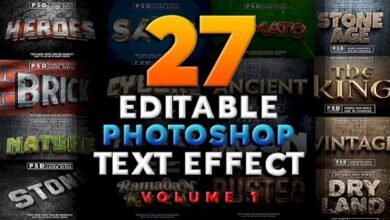 Realistic Text Effect Bundle Vol.1 27 Premium Graphics 1