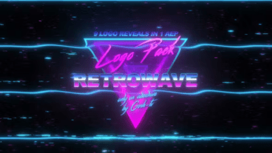 Videohive - Retrowave Logo - 35939832