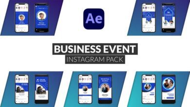 Videohive - Business Event Instagram Pack for After Effects 36674152