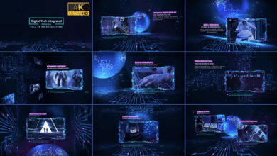 Videohive - Digital Tech Integrated Slideshow 4K - 36648230