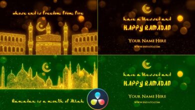 فتاحات رمضان Videohive - Ramadan Openers - DaVinci Resolve - 36474047
