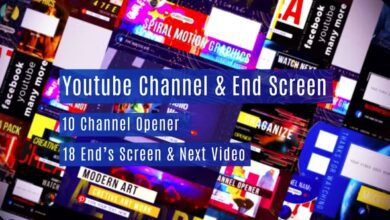 Videohive - Youtube Channel & End Screen - 36624096