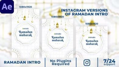 Videohive - Instagram Ramadan Intro - 36694628 انستغرام رمضان مقدمة جديد