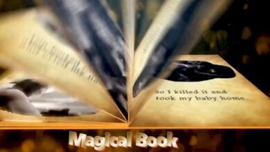 3D Magical Book 762- Project for After Effects