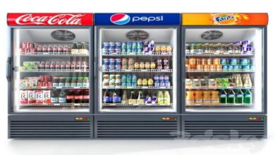 3DSky - Refrigerator Coca-cola 3D Model
