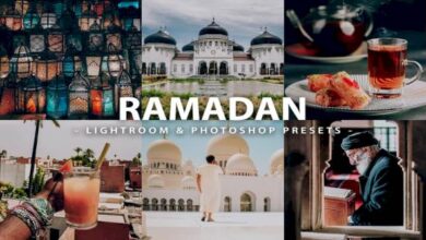 فلاتر رمضان للفوتوشوب والايت روم