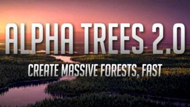 blender market - Alpha Trees - Render Massive Forests, Fast