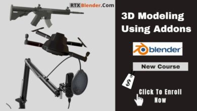 Blender 3D Modeling Using Addons