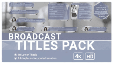 Videohive - Broadcast Titles Pack - 37261885