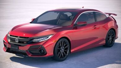 Honda Civic Si Coupe 2020 3D Model