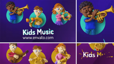 Videohive - Kids Music in Clay - 21488868