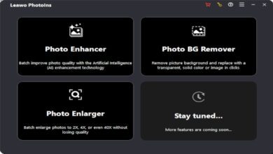 محرر صور شامل الميزات Leawo PhotoIns Pro 4.0.0 Multilingual (x64) و مزيل خلفية احترافي