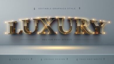 Luxury Light - Editable Text Effect - 7131081