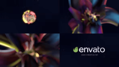 Videohive - Ribbon Bokeh Logo Reveal - 37213432