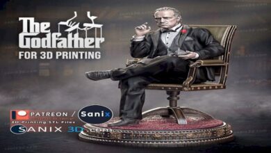 Print Ready 3D Model - The Godfather (Marlon Brando)