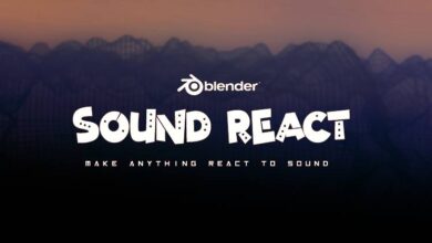 Sound React 1.2 Addon for Blender