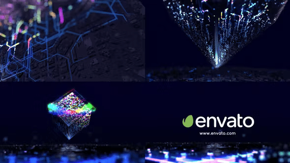 Videohive Cube Digital Logo Reveal 27078296 Project for After Effects