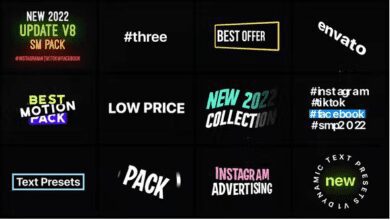 Videohive - Dynamic Text Animation Presets 37263383