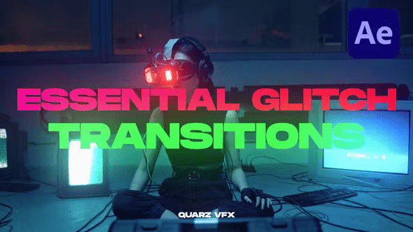 Videohive Essential Glitch Transitions for After Effects 37432388
