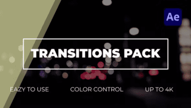 حزمة انتقالات جديدة  Videohive - Transitions Pack | After Effect - 37073102