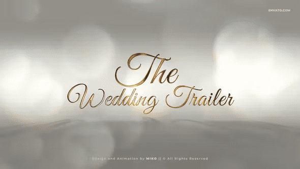 Videohive Wedding Trailer 37453336 Project for After Effects